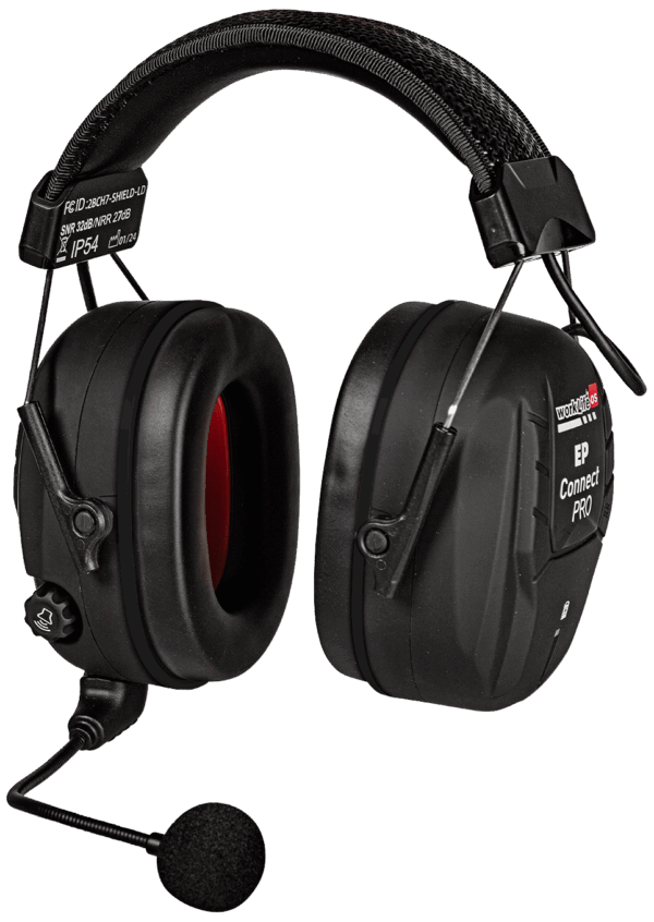 WorkLife EP Connect Pro høreværn med bluetooth og bommikrofon