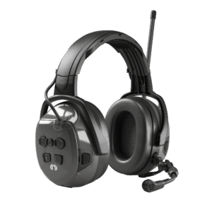 Hellberg Synergy DR Hovedbøjle Høreværn med DAB+, Bluetooth og aktiv lytning - Høreværn - Høreværn -